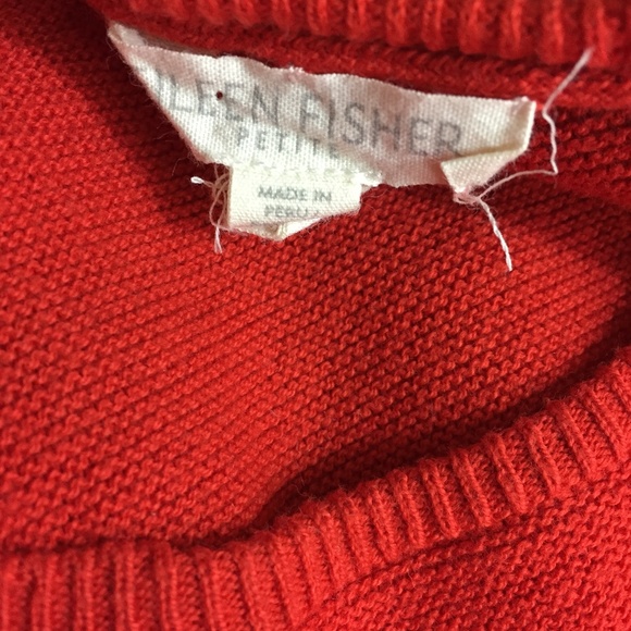 EILEEN FISHER 100% Organic Cotton Hi/Low Sweater - Picture 2 of 6